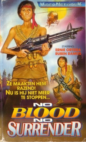 İçinden Helikopter Geçen Afişler 25 – No Blood No Surrender Dutch VHS