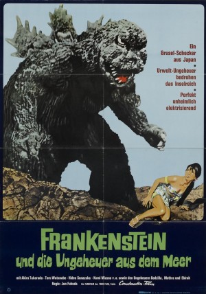 Godzilla Afişleri Toplu Sergisi 41 – godzilla vs sea monster poster 05
