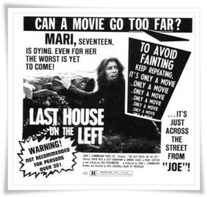 The Last House on the Left (1972) 4 – last house admat