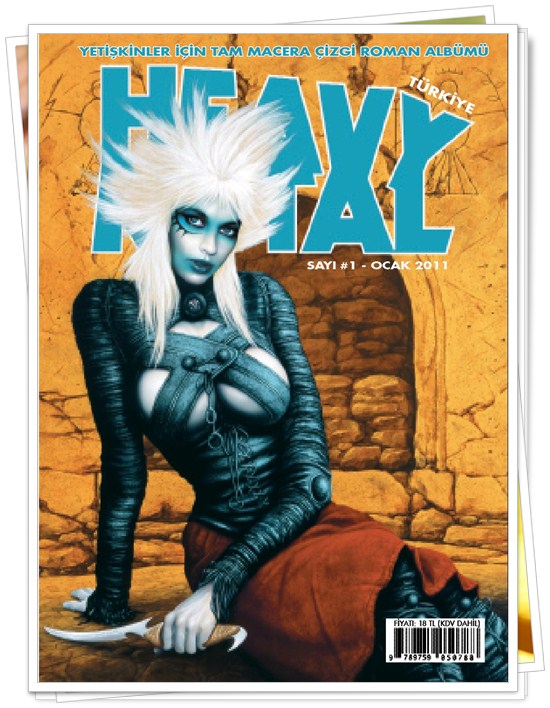 Heavy Metal Çizgi Roman Dergisi İlk Sayı İncelemesi 1 – HEAVY METAL 1 FRONTCOVER 12