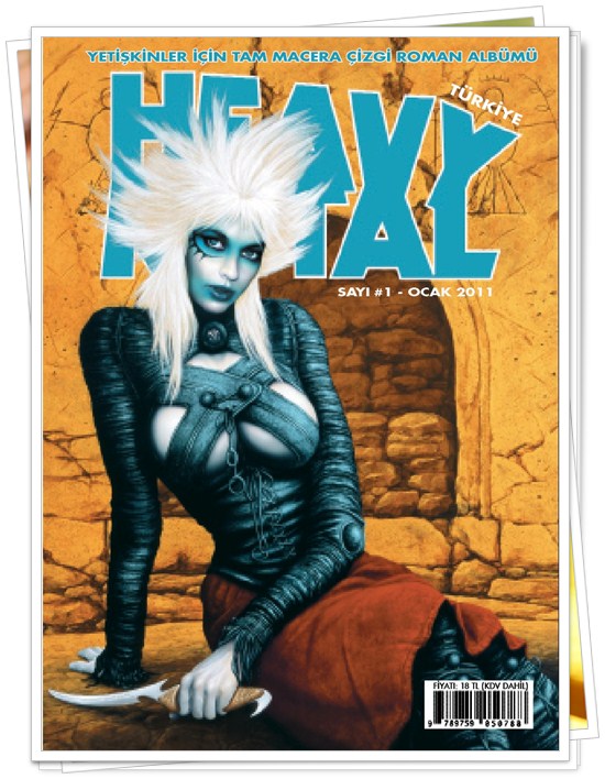 Heavy Metal Çizgi Roman Dergisi İlk Sayı İncelemesi 2 – HEAVY METAL 1 FRONTCOVER 12