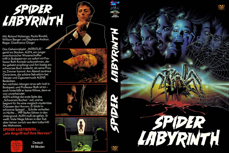 Il Nido del Ragno / Spider Labyrinth (1988) 1 – Spider Labyrinth DVD Kapak