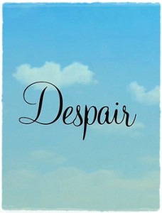 Despair (2010) 1 – despair poster