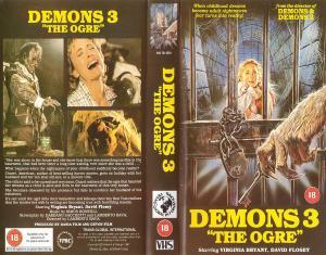 La casa dell'orco / The Ogre (1988) 3 – La casa dellorco The Ogre VHS kapak Demons 3