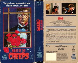 Night of the Creeps (1986) 2 – Night of the Creeps VHS kapak
