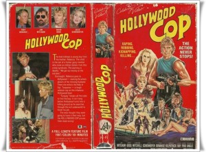 80’li yılların Ed Wood’u Amir Shervan 4 – hollywood cop vhs kapak 1