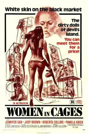 Sinemanın Kötü Kızları 54 – women in cages poster 01