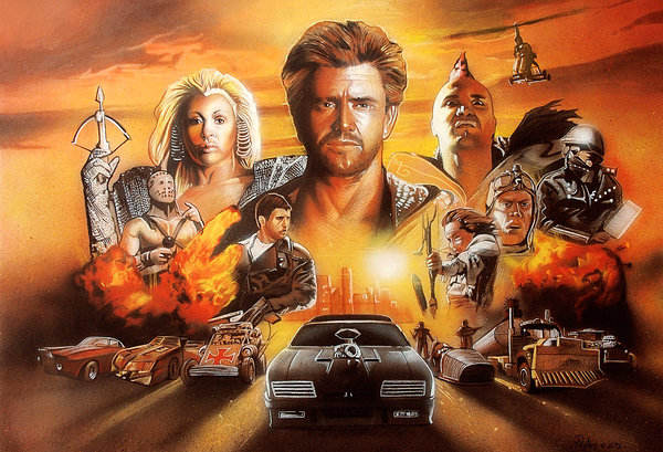 Max'in Çılgın Dünyası 1 – mad max 1 2 3 by antonpaintings d84vwbh