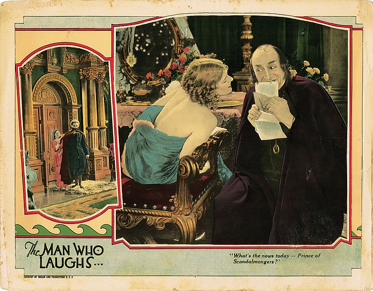 The Man Who Laughs (1928) 1 – Lot 23 The Man Who Laughs lobby card.