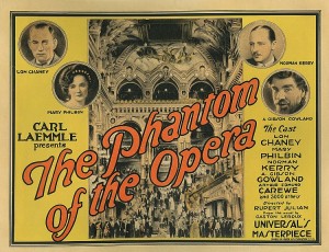 Morris Everett Müzayedesinden Sizin İçin Seçtiklerimiz 4 – Lot 361 Title lobby card for The Phantom of the Opera