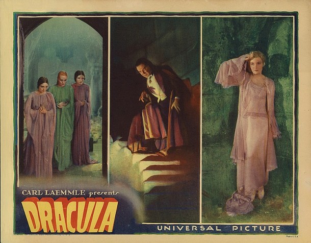 Lot 394 Bela Lugosi lobby card for Dracula