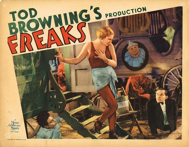 Lot 451 Director Tod Browning lobby card for Freaks.