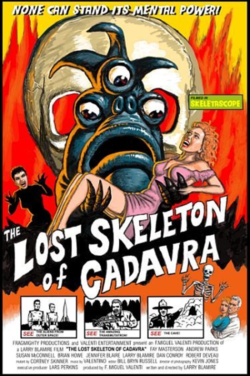 Film Afişlerinde Kız Kaçıran Yaratıklar 99 – POSTER THE LOST SKELETON OF CADAVRA 2
