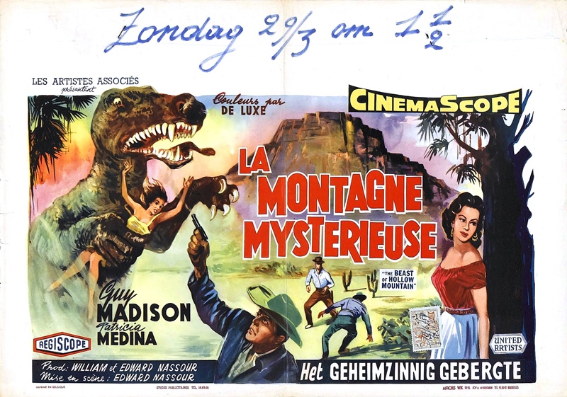 Film Afişlerinde Kız Kaçıran Yaratıklar 7 – beast of hollow mountain poster 06