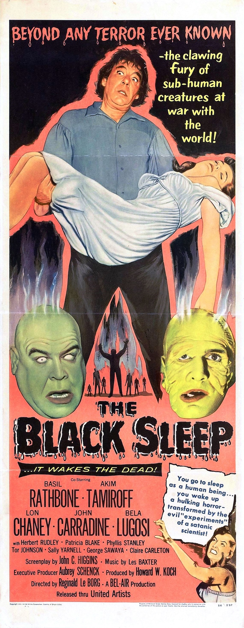 Film Afişlerinde Kız Kaçıran Yaratıklar 12 – black sleep poster 03