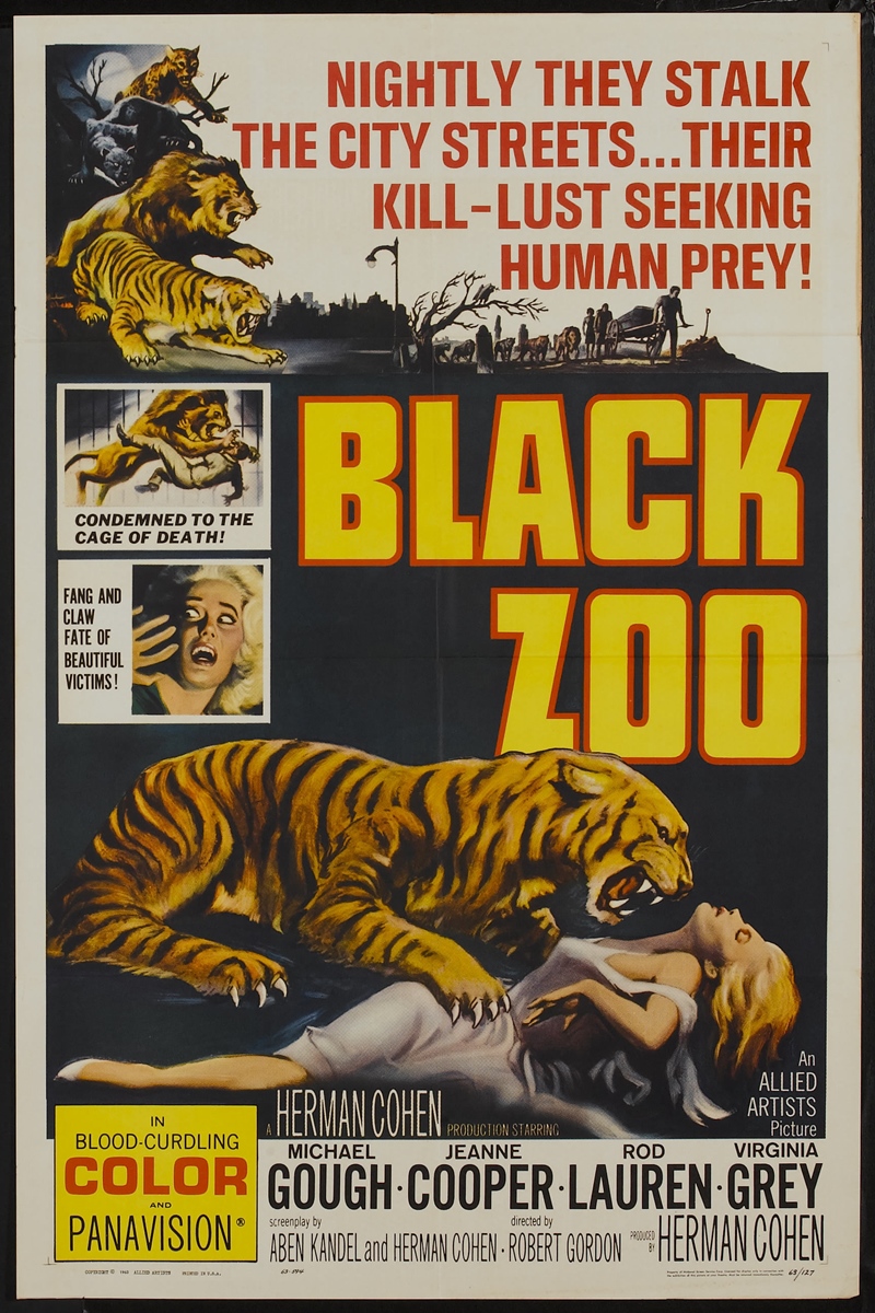 Film Afişlerinde Kız Kaçıran Yaratıklar 13 – black zoo poster 01