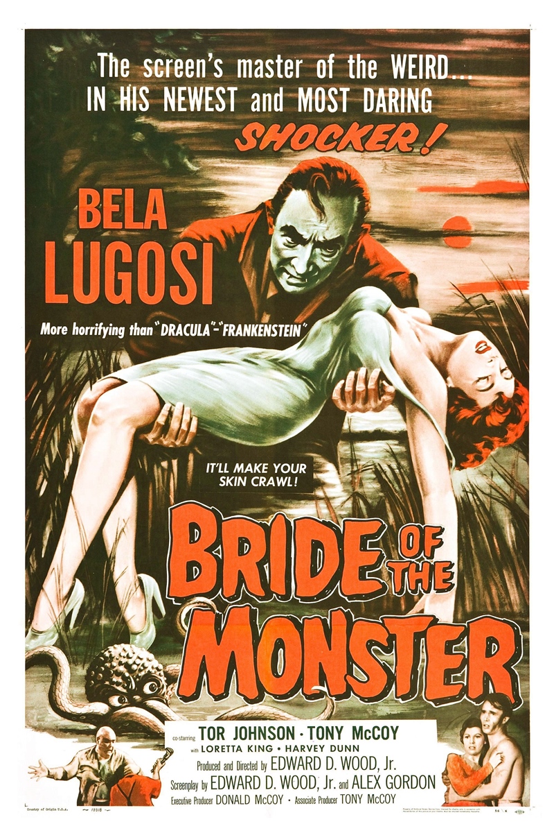 Film Afişlerinde Kız Kaçıran Yaratıklar 17 – bride of monster poster 01
