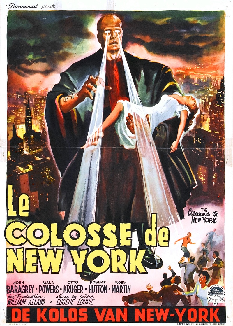 Film Afişlerinde Kız Kaçıran Yaratıklar 24 – colossus of new york poster 05
