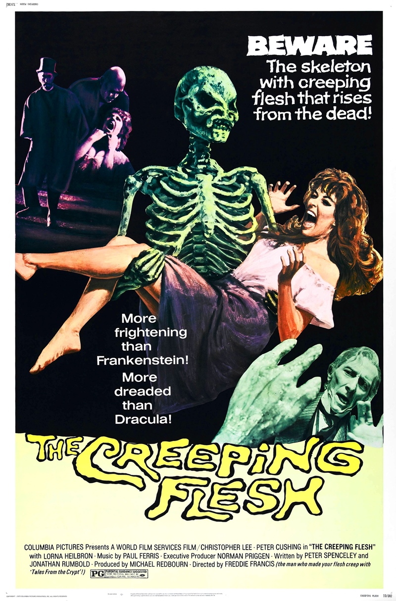 Film Afişlerinde Kız Kaçıran Yaratıklar 31 – creeping flesh 1973 poster 01