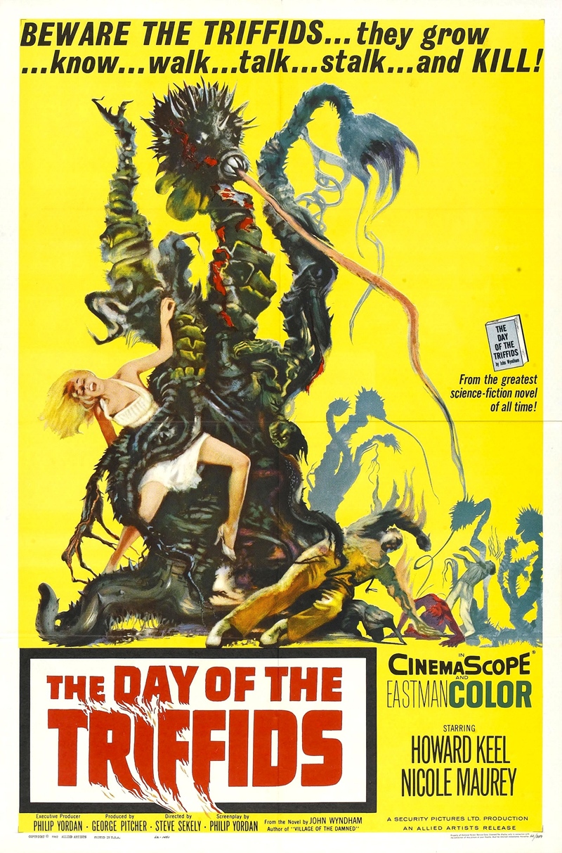 Film Afişlerinde Kız Kaçıran Yaratıklar 36 – day of triffids poster 01