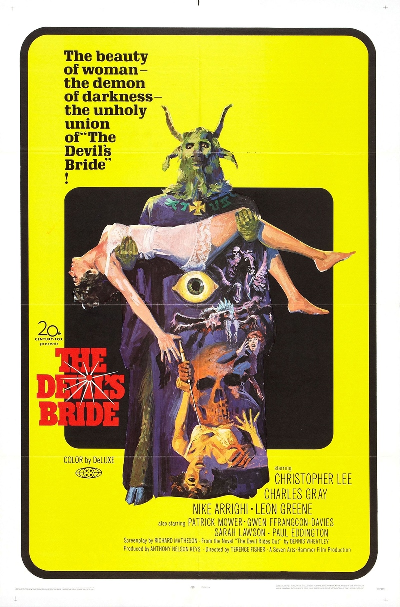 Film Afişlerinde Kız Kaçıran Yaratıklar 37 – devil rides out poster 01