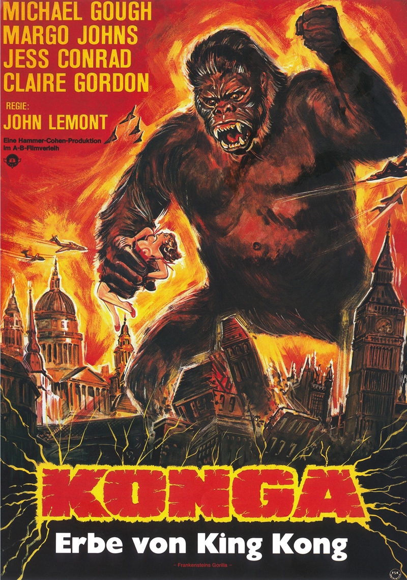 Film Afişlerinde Kız Kaçıran Yaratıklar 71 – konga poster 04