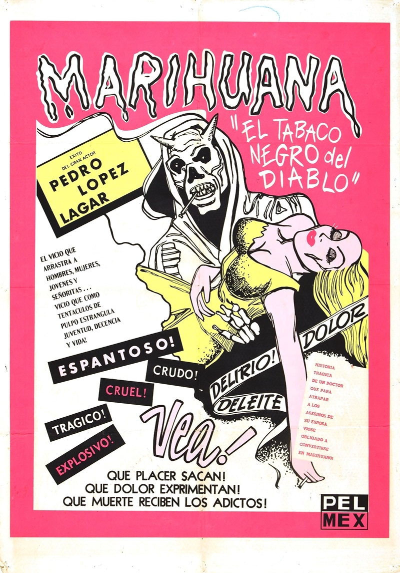Film Afişlerinde Kız Kaçıran Yaratıklar 76 – marihuana story 1950 poster 02
