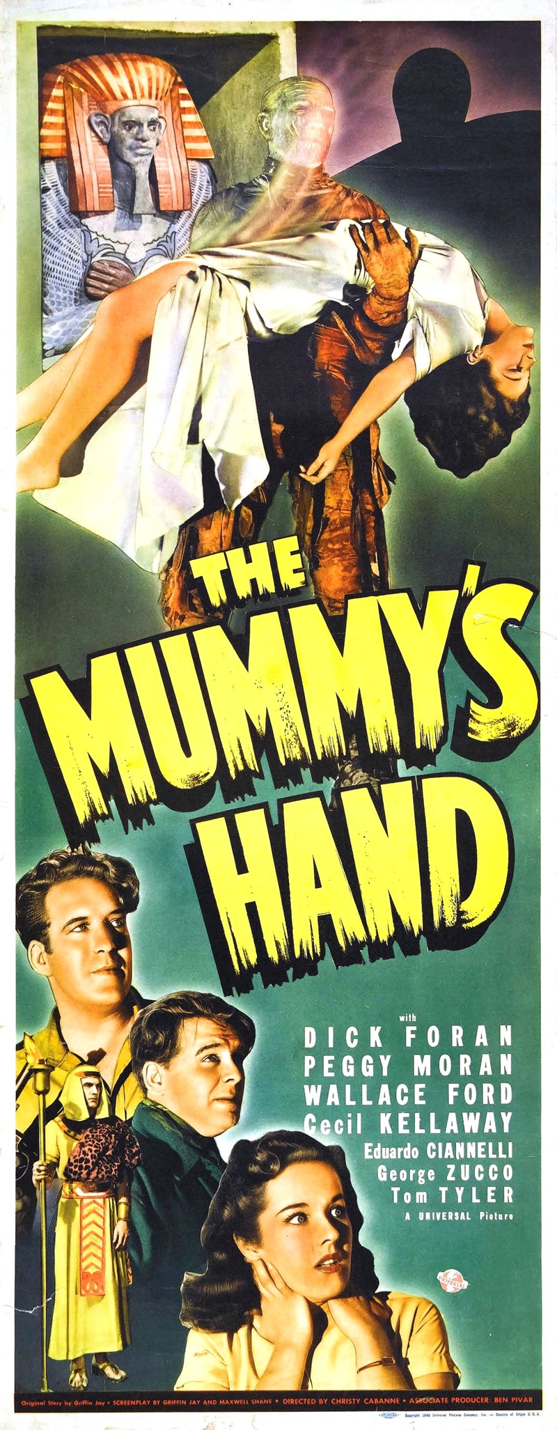 Film Afişlerinde Kız Kaçıran Yaratıklar 86 – mummys hand poster 01