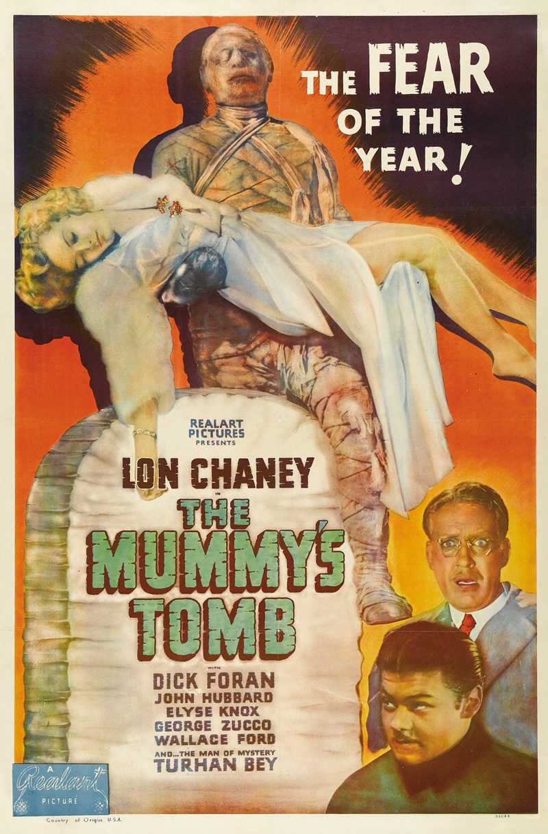 Film Afişlerinde Kız Kaçıran Yaratıklar 88 – mummys tomb poster 03