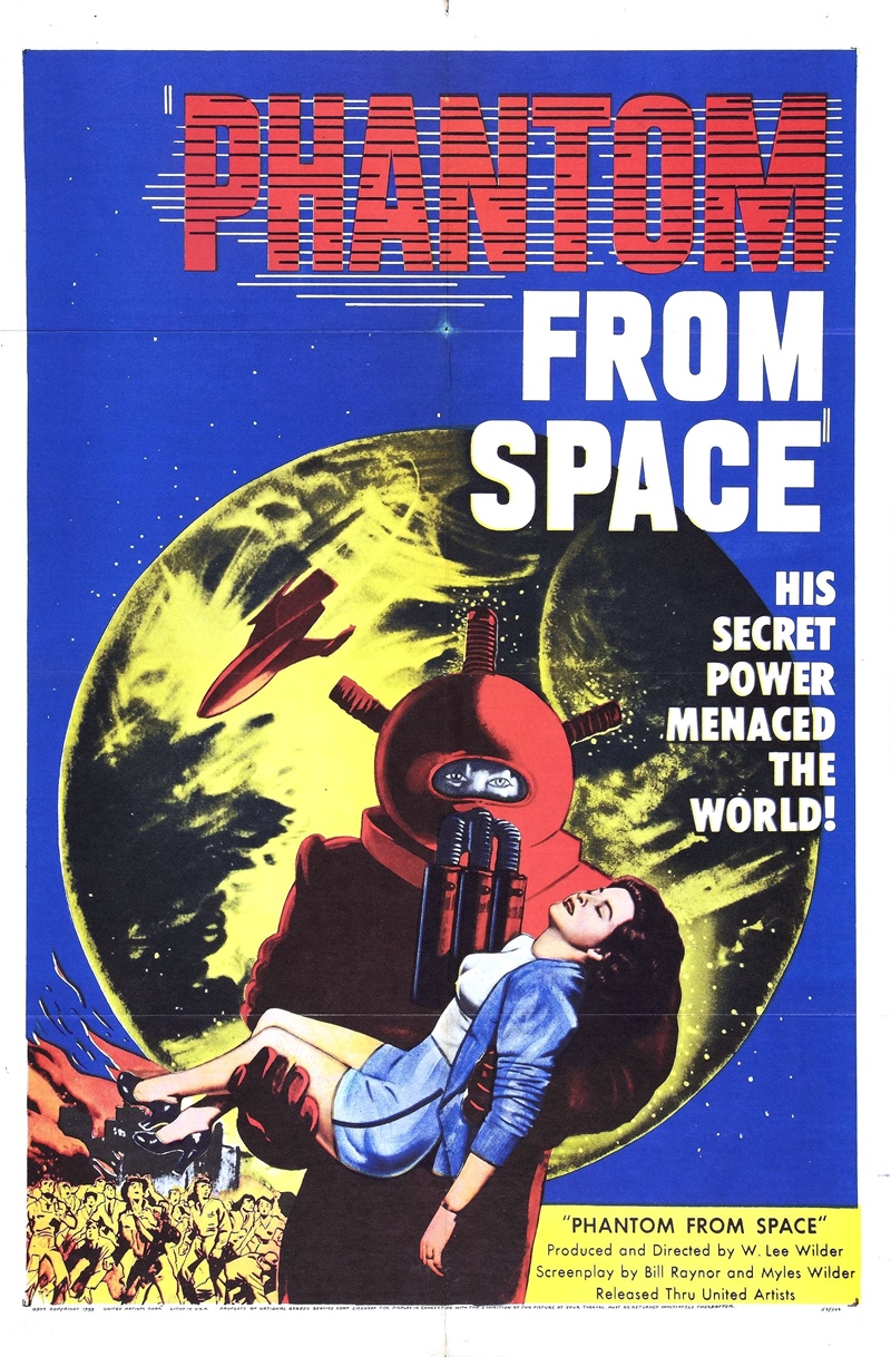 Film Afişlerinde Kız Kaçıran Yaratıklar 93 – phantom from space poster 01