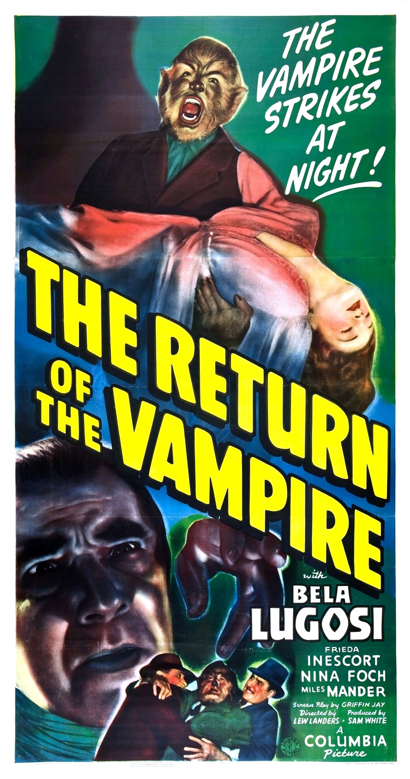 Film Afişlerinde Kız Kaçıran Yaratıklar 103 – return of vampire poster 05