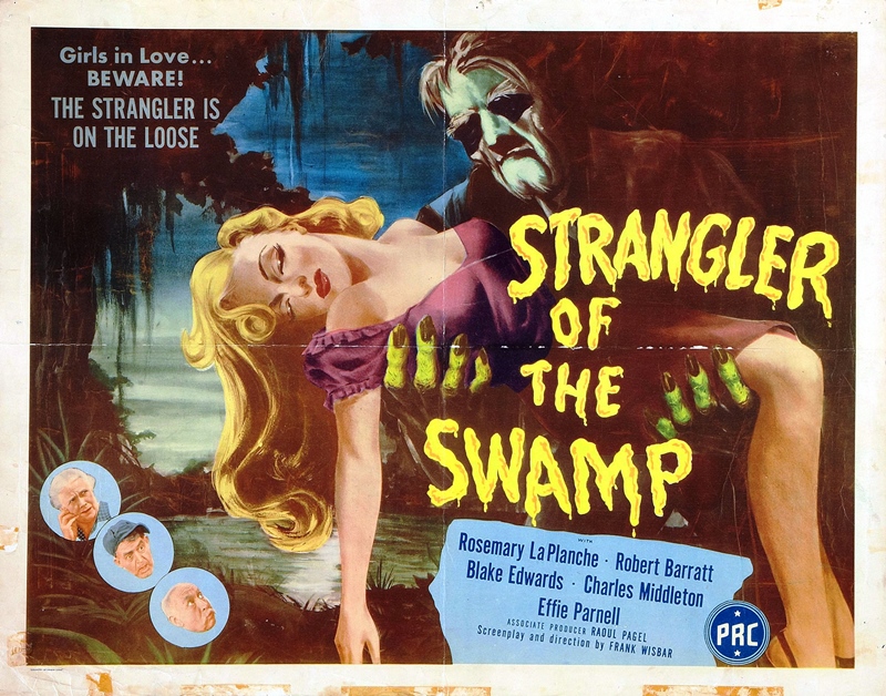 Film Afişlerinde Kız Kaçıran Yaratıklar 112 – strangler of swamp poster 02