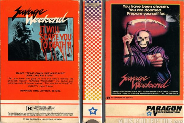 Savage Weekend (1979) 2 – Savage Weekend VHS kapak 1