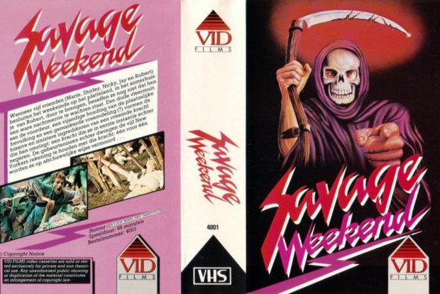 Savage Weekend (1979) 4 – Savage Weekend VHS kapak 3