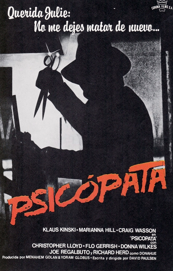 Schizoid (1980) 2 – Schizoid poster 2