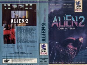 Alien 2: Sulla Terra / Alien 2: On Earth (1980) 9 – Alien 2 VHS kapak 1