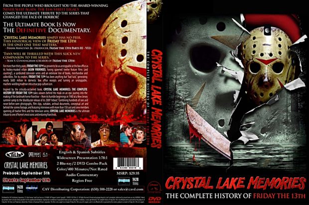 Tam Teşekküllü 13. Cuma Belgeseli: Crystal Lake Memories (2013) 11 – Crystal Lake Memories DVD kapak