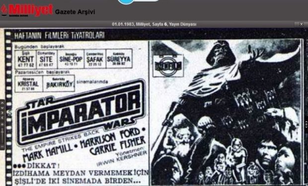 IMDb Kullanma Rehberi 1 – Star Wars İmparator Milliyet ilan