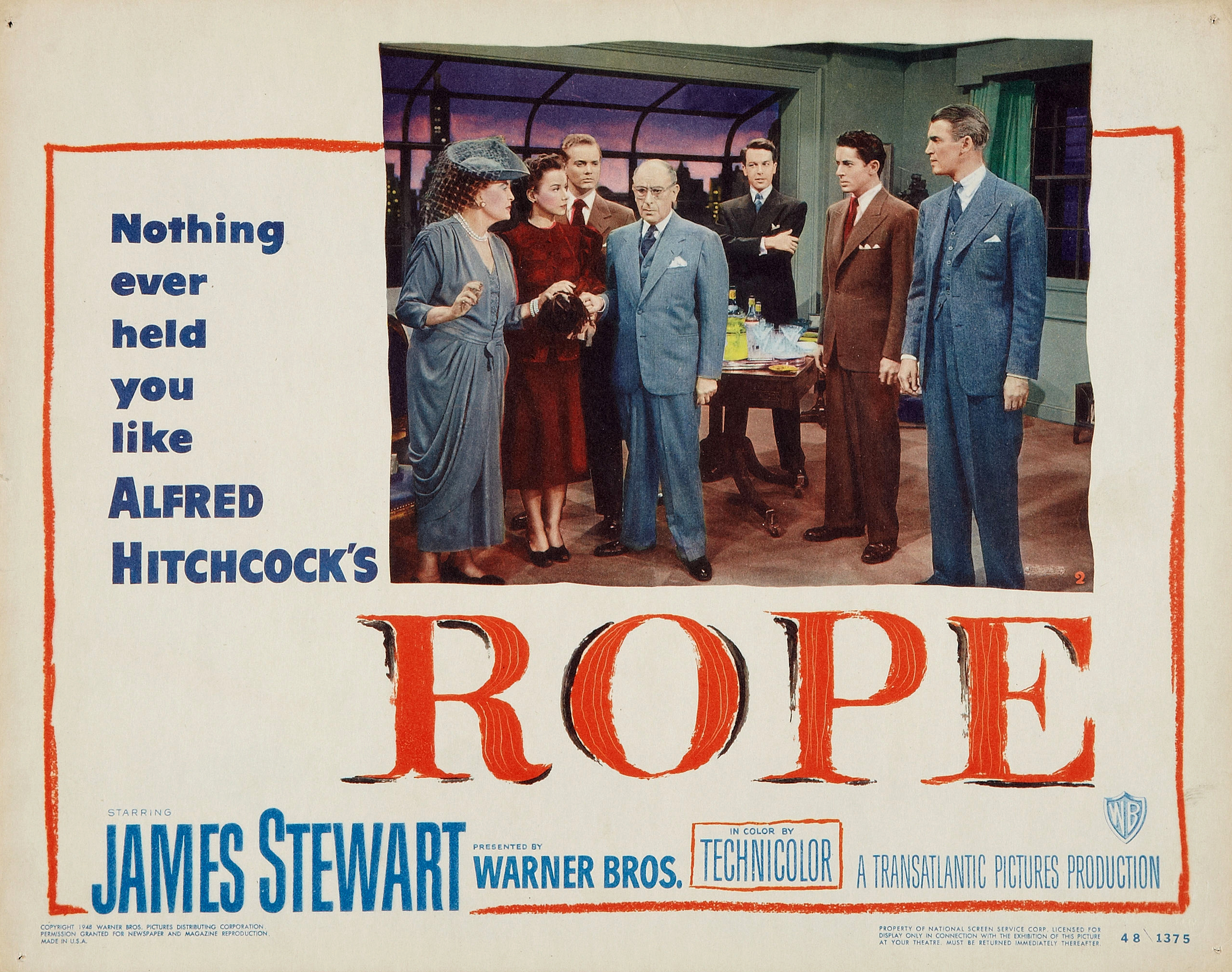 Cinayet İşleme Hakkı: Alfred Hitchcock'tan Rope (1948) 2 – big rope