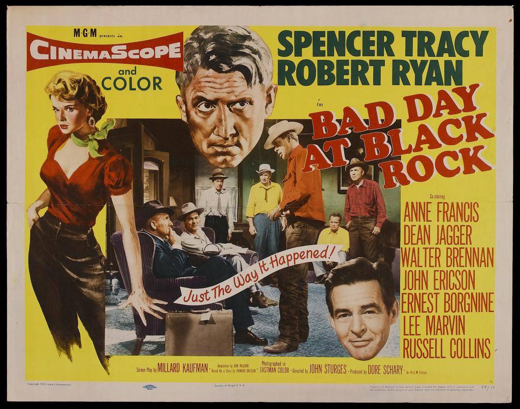 Robert Ryan: Sessiz Tehdit 13 – 415339 westerns bad day at black rock poster