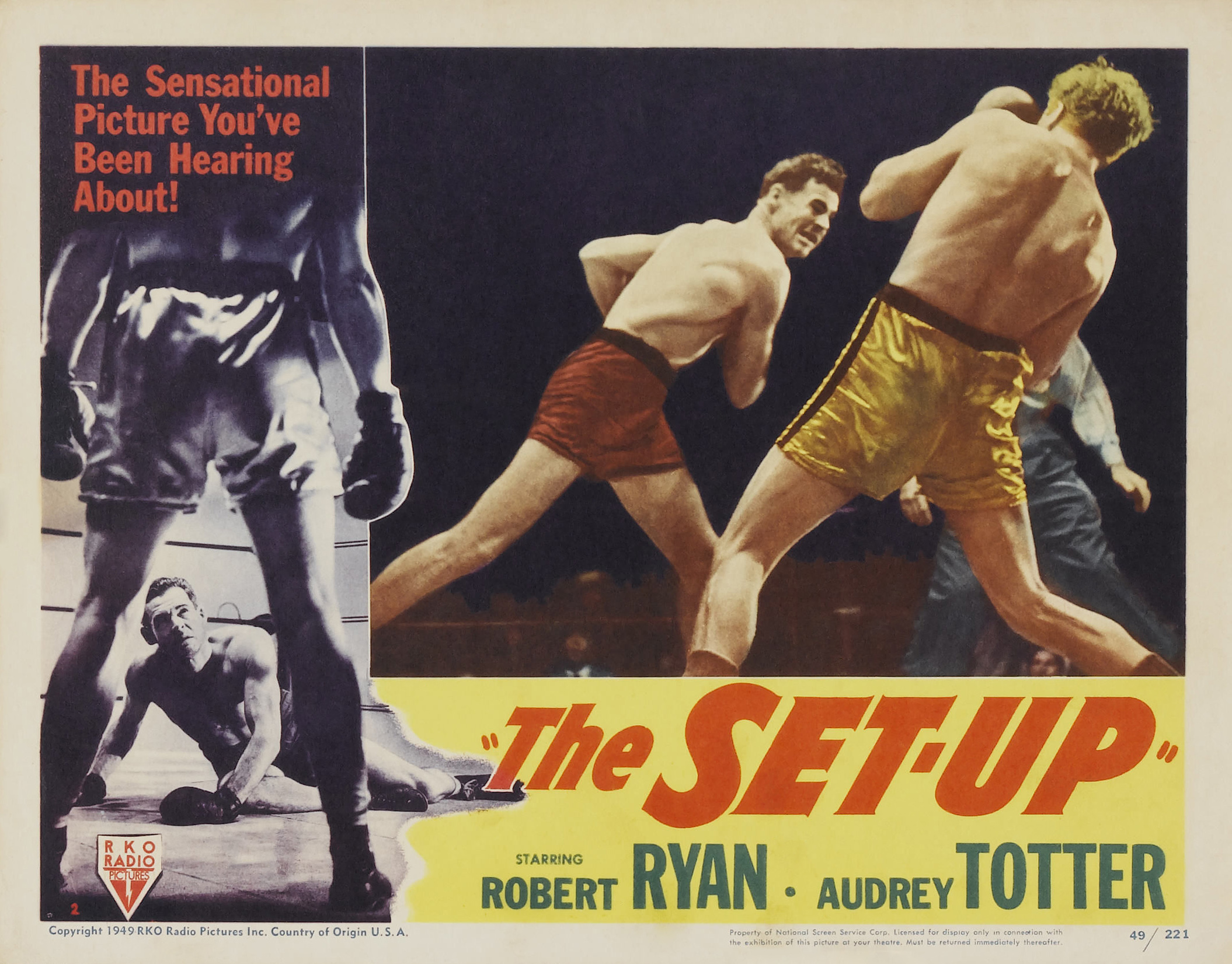 Robert Ryan: Sessiz Tehdit 8 – Poster Set Up The 1949 09