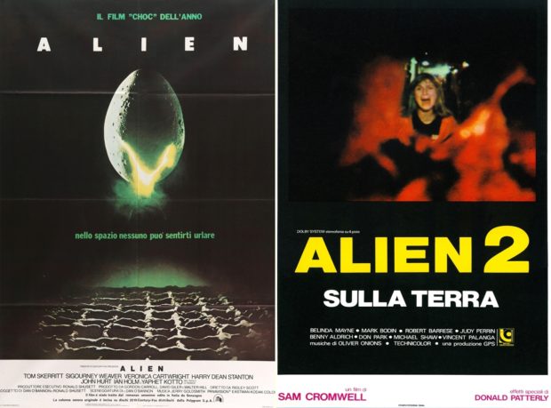 Gayriresmî Devam Filmleri Meselesi 4 – Alien Alien 2 Sulla Terra poster