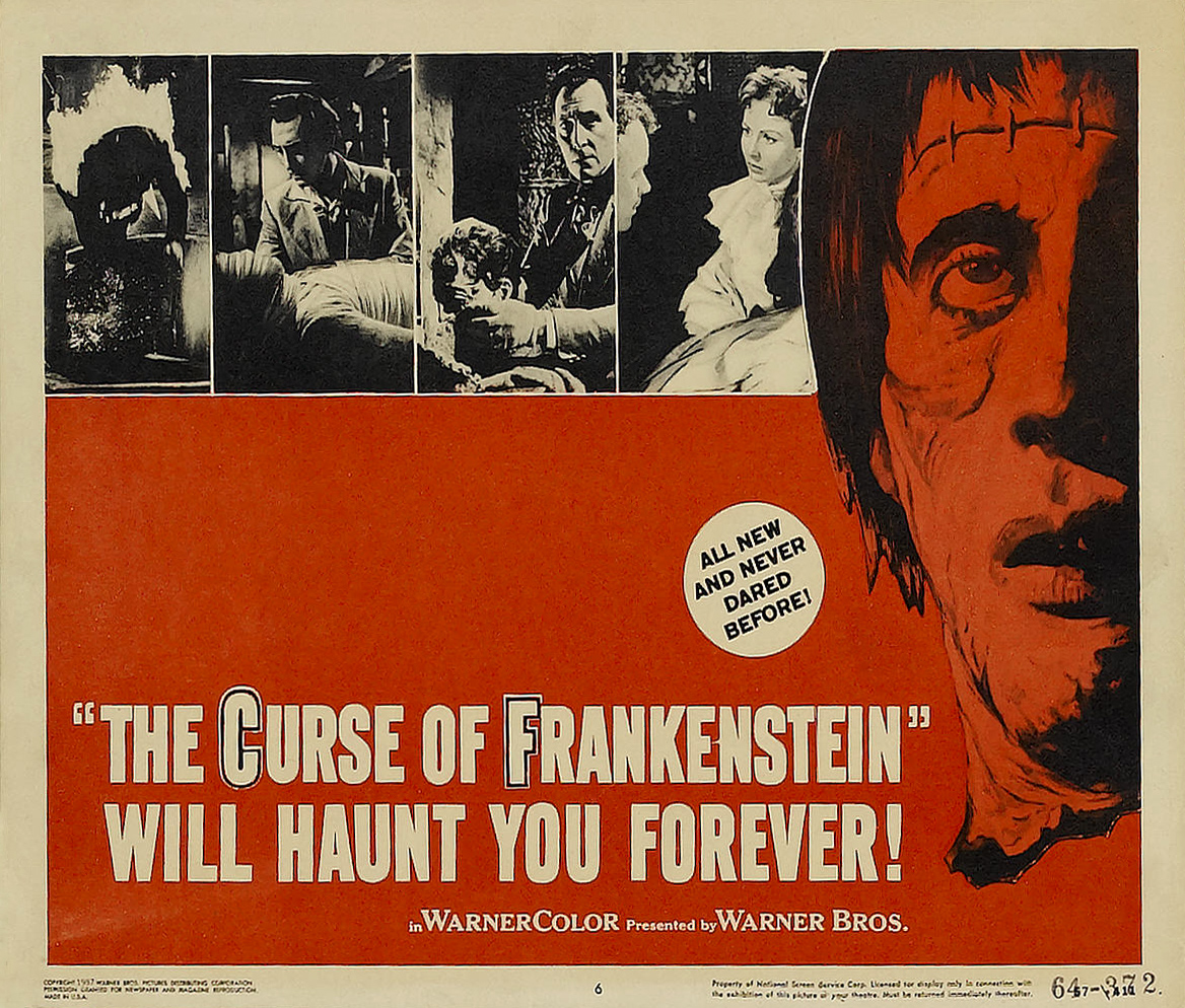 En Sevilen Hammer Korku Filmleri (1957-1974) 1 – Poster Curse of Frankenstein 02
