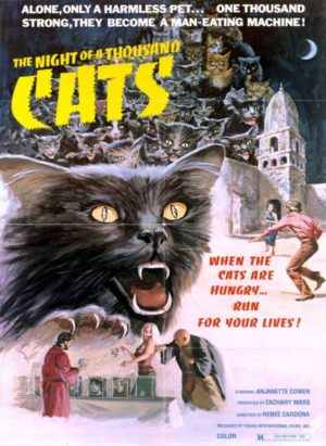The Night of a Thousand Cats (1972) 7 – The Night of a Thousand Cats poster 2
