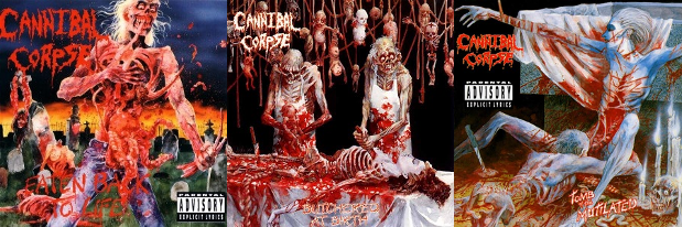 Bir Cannibal Corpse Belgeseli: Centuries Of Torment (2008) 4 – albümkapakları