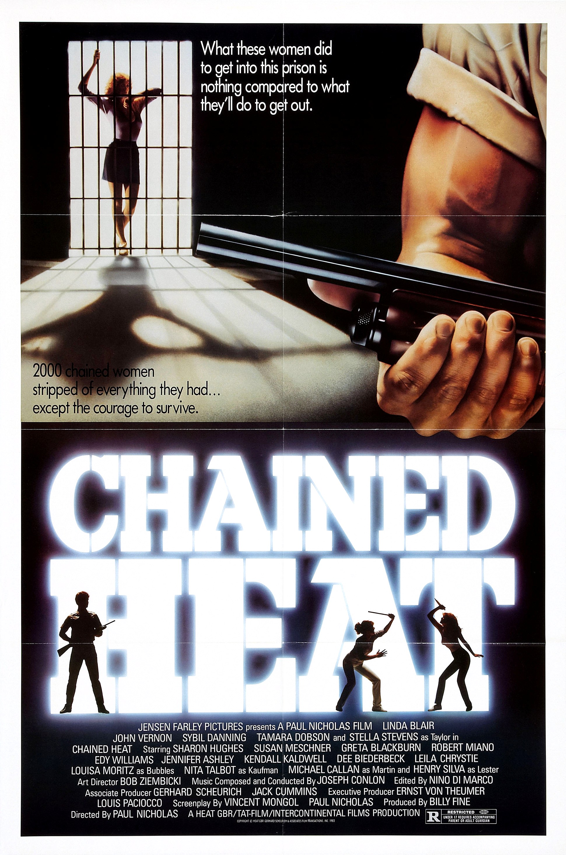 İstismar Sinemasının Vazgeçilmezleri: Tecavüz Filmleri 3 – chained heat poster 01