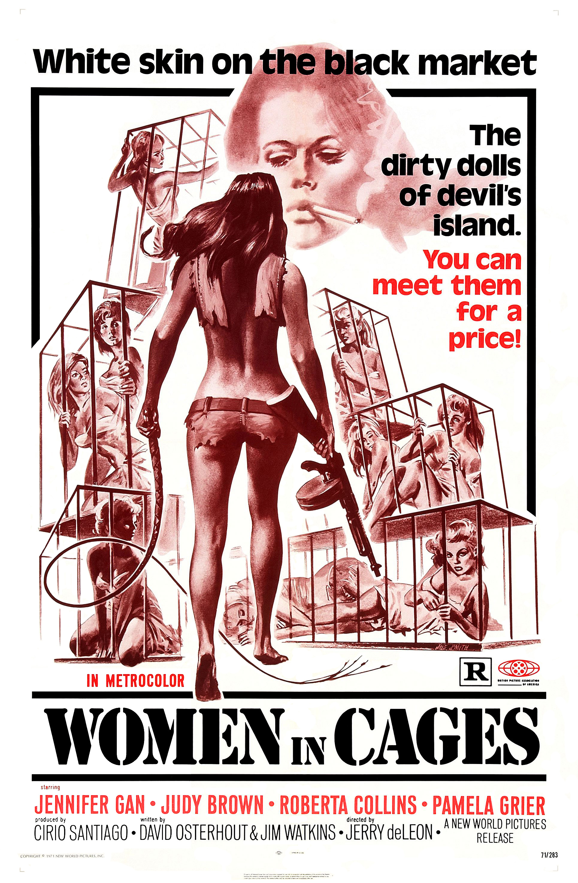 İstismar Sinemasının Vazgeçilmezleri: Tecavüz Filmleri 38 – women in cages poster 01