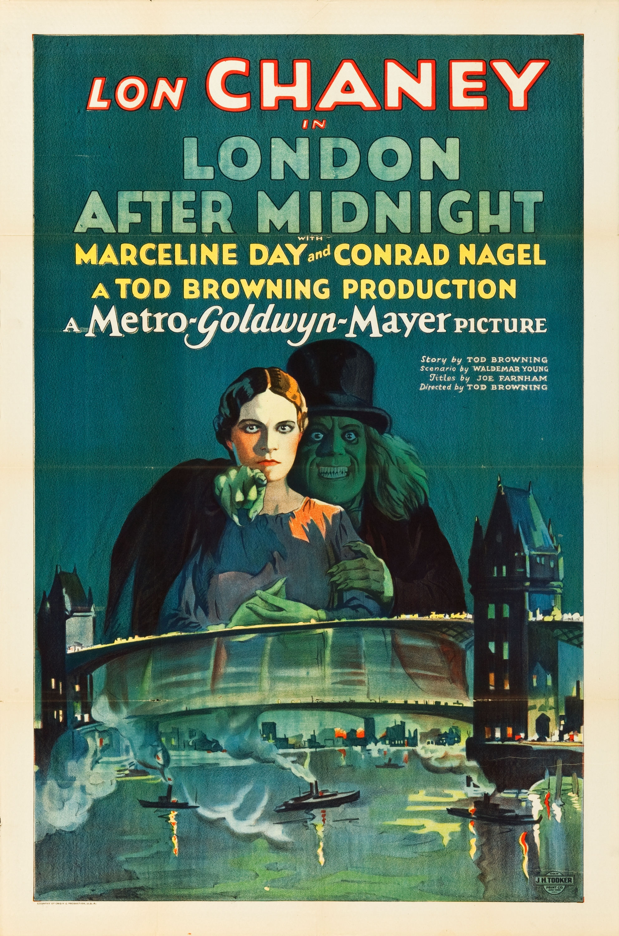 Sinema Sanattır: Muhteşem Afişlere Sahip 20 Film 2 – 1927 London After Midnight