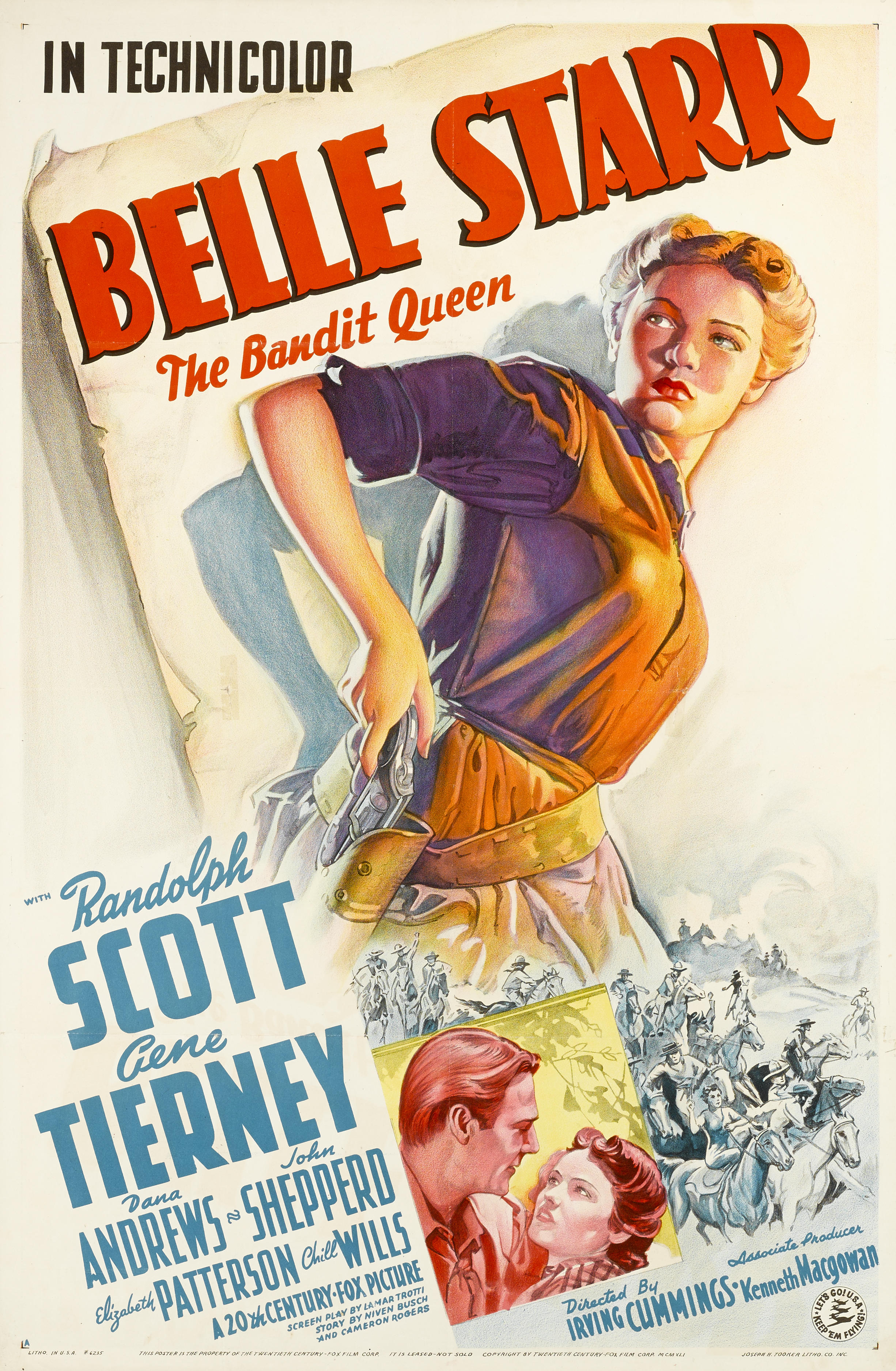 Sinema Sanattır: Muhteşem Afişlere Sahip 20 Film 8 – 1941 Belle Starr