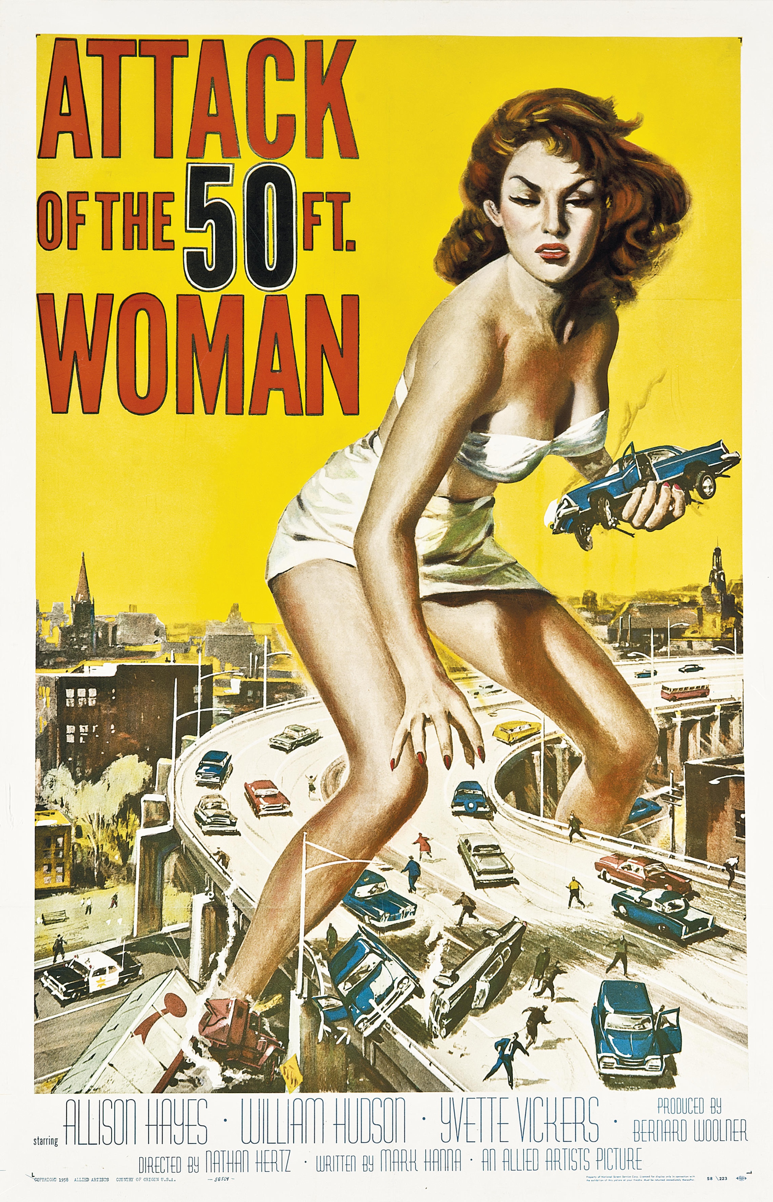 Sinema Sanattır: Muhteşem Afişlere Sahip 20 Film 20 – 1958 Attack Of The 50 Foot Woman